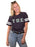 Tau Beta Sigma Unisex Jersey Football Tee with Sewn-On Letters