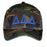 Delta Delta Delta Letters Embroidered Camouflage Hat