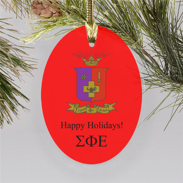 Sigma Phi Epsilon Color Crest Ornament