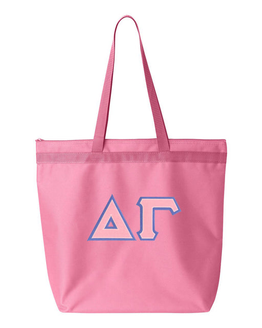 Delta Gamma Greek Lettered Game Day Tote