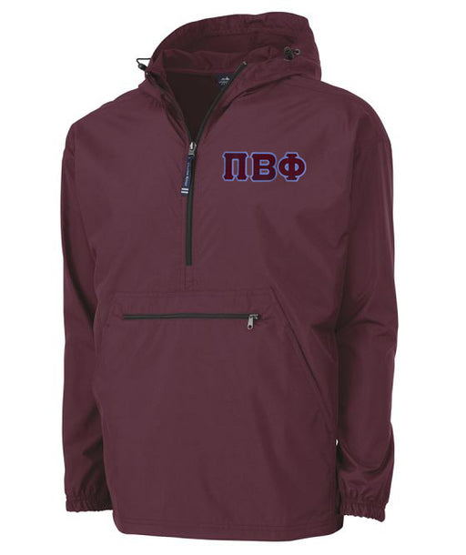 Pi Beta Phi Embroidered Pack and Go Pullover
