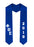 Phi Beta Sigma Slanted Grad Stole with Letters & Year