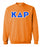 Kappa Delta Rho Classic Colors Sewn-On Letter Crewneck