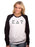 Sigma Delta Tau Long Sleeve Baseball Shirt with Sewn-On Letters