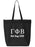 Gamma Phi Beta Roman Letters Event Tote Bag