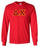 Delta Chi Long Sleeve Greek Lettered Tee