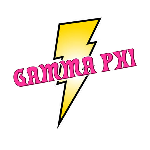Gamma Phi Beta Lightning Sorority Decal