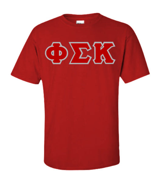 Phi Sigma Kappa Lettered T Shirt