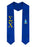 Sigma Chi Lettered Graduation Sash Stole with Crest