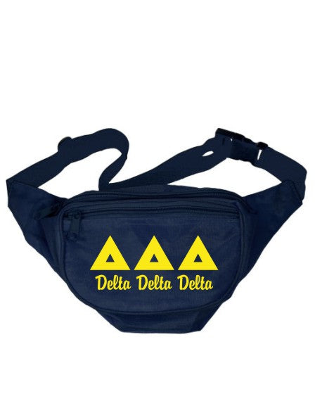 Delta Delta Delta Collegiate Letters Fanny Pack