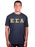 Epsilon Sigma Alpha Short Sleeve Crew Shirt with Sewn-On Letters