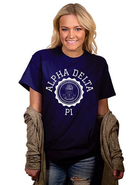 Epsilon Sigma Alpha Crest Crewneck T-Shirt