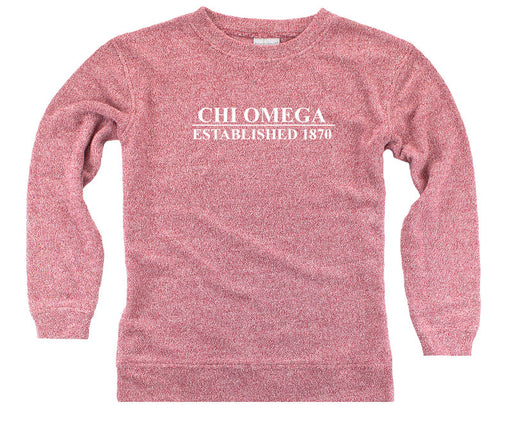 Chi Omega Year Established Cozy Sweater