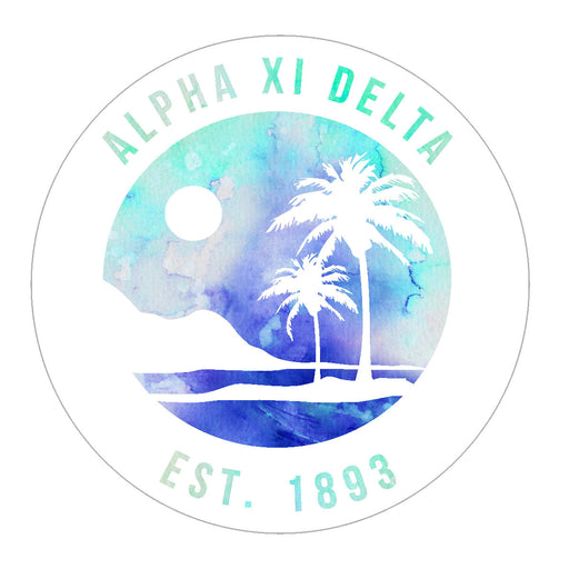 Alpha Xi Delta Oasis Sticker