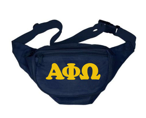 Alpha Phi Omega Letters Layered Fanny Pack