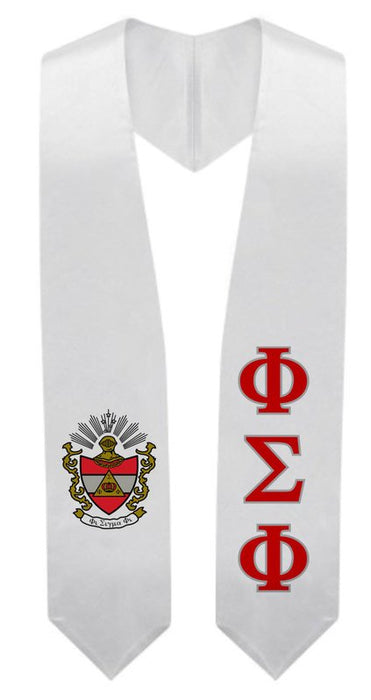Phi Sigma Phi Super Crest Graduation Stole