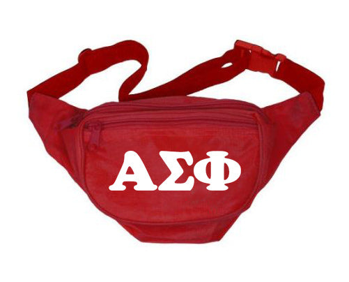 Alpha Sigma Phi Letters Layered Fanny Pack