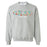 Alpha Kappa Delta Phi Crewneck Letters Sweatshirt with Custom Embroidery