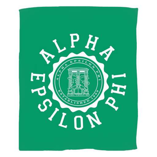 Alpha Epsilon Phi Seal Fleece Blankets