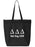 Delta Delta Delta Roman Letters Event Tote Bag