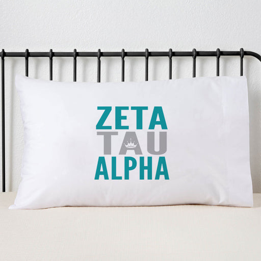 Zeta Tau Alpha Sorority Pillowcase