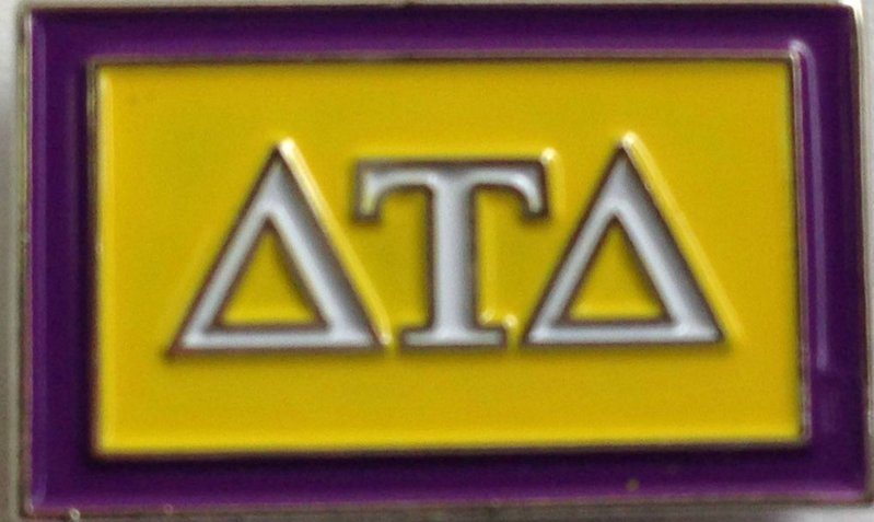 Delta Tau Delta Fraternity Flag Pin