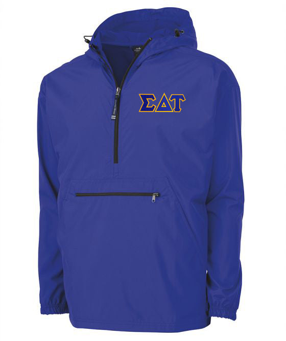 Sigma Delta Tau Embroidered Pack and Go Pullover