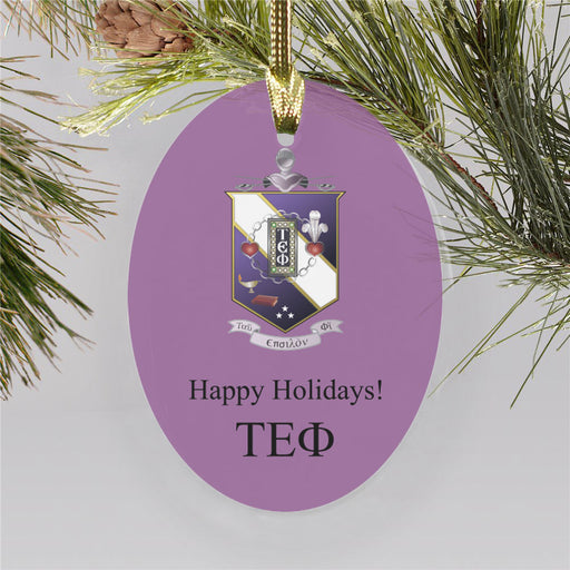 Tau Epsilon Phi Color Crest Ornament