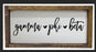 Gamma Phi Beta Script Wooden Sign