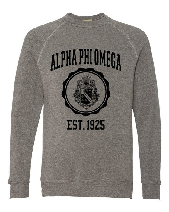 Alpha Phi Omega Alternative Eco Fleece Champ Crewneck Sweatshirt