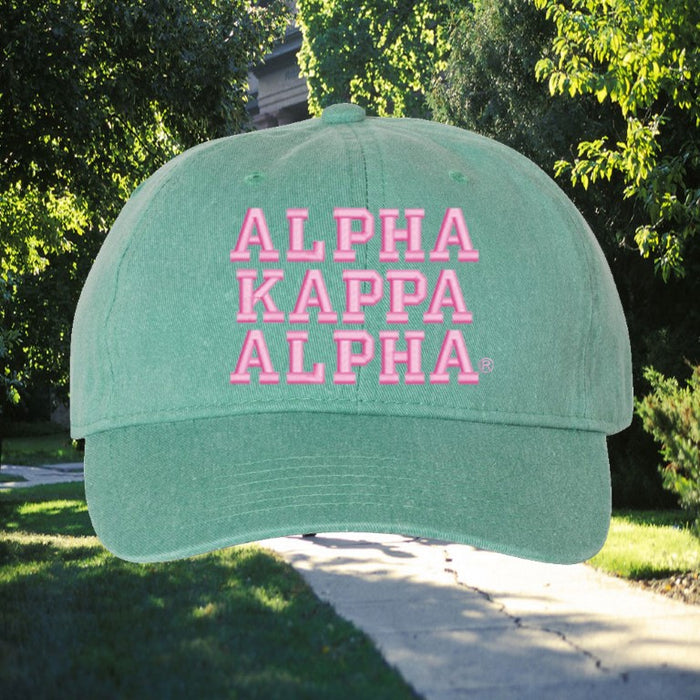 Alpha Kappa Alpha Comfort Colors Varsity Hat