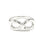 Delta Phi Epsilon Sterling Silver Infinity Ring