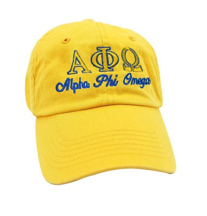 Alpha Phi Omega Script Hat