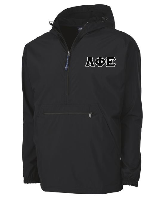 Lambda Phi Epsilon Embroidered Pack and Go Pullover