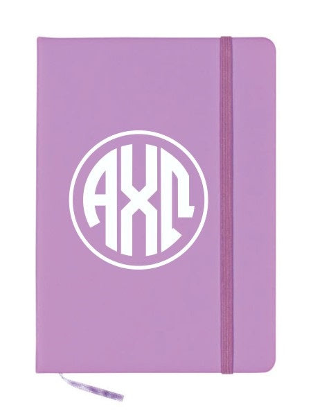 Alpha Chi Omega Monogram Notebook