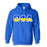 Theta Phi Alpha Two Toned Lettered Hooded Sweatshirt