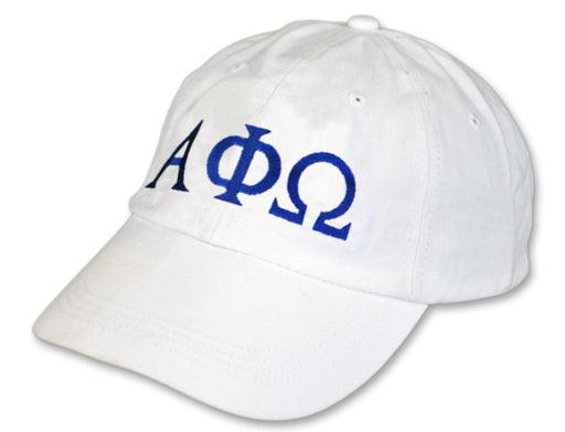 Alpha Phi Omega Greek Letter Embroidered Hat
