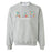 Alpha Delta Pi Crewneck Letters Sweatshirt with Custom Embroidery