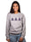 Delta Delta Delta Crewneck Sweatshirt with Sewn-On Letters