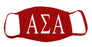 Alpha Sigma Alpha Face Mask With Big Greek Letters