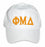 Phi Mu Delta Greek Letter Embroidered Hat