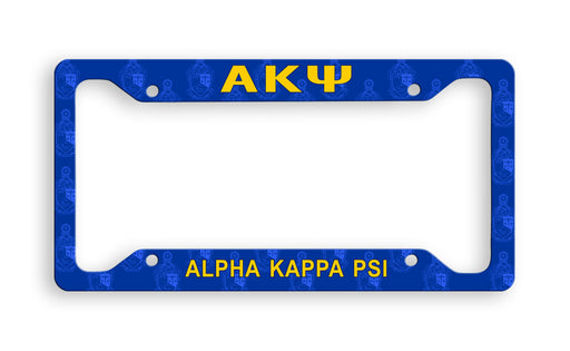 Alpha Kappa Psi New License Plate Frame