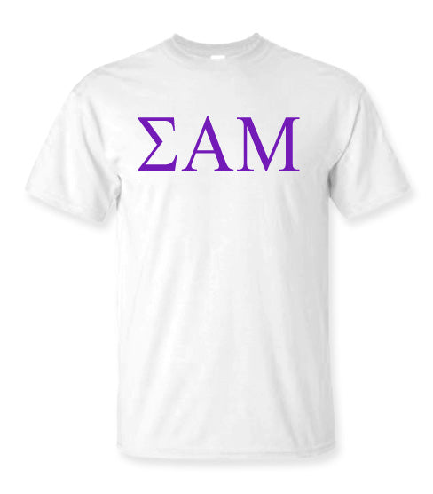 Sigma Alpha Mu Letter T-Shirt