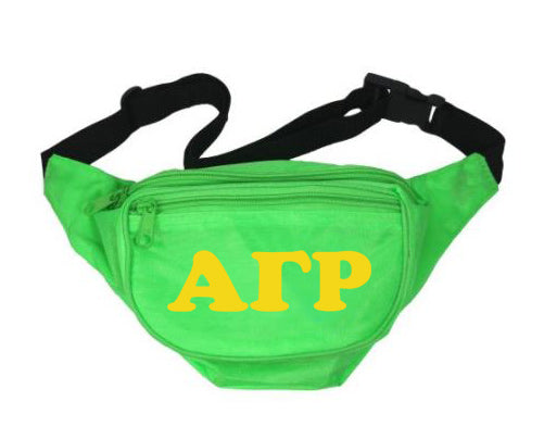 Alpha Gamma Rho Fanny Pack Letters Layered Fanny Pack