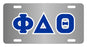 Phi Delta Theta Fraternity License Plate Cover