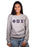 Phi Beta Chi Crewneck Sweatshirt with Sewn-On Letters