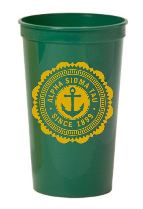 Alpha Sigma Tau Classic Oldstyle Giant Plastic Cup