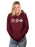 Pi Beta Phi Unisex Hooded Sweatshirt with Sewn-On Letters