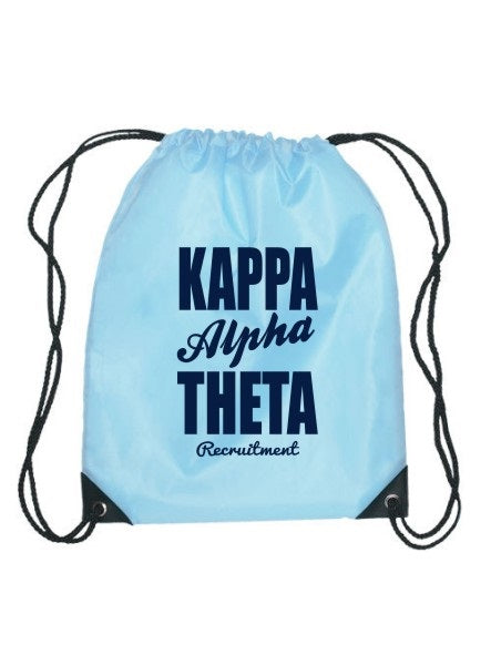 Kappa Alpha Theta Cursive Impact Sports Bag