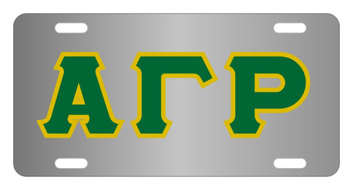 Alpha Gamma Rho Fraternity License Plate Cover